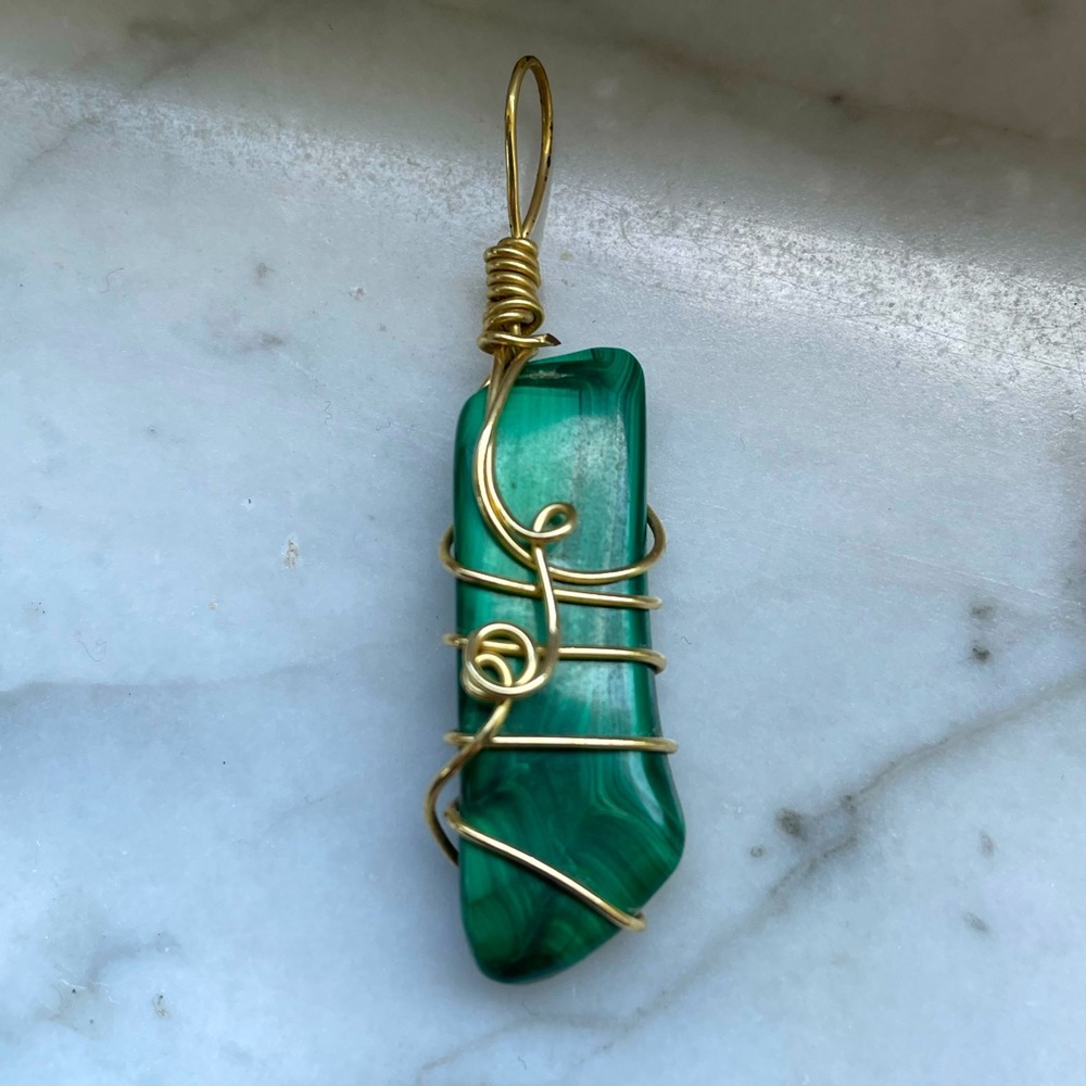 Malachite pendant